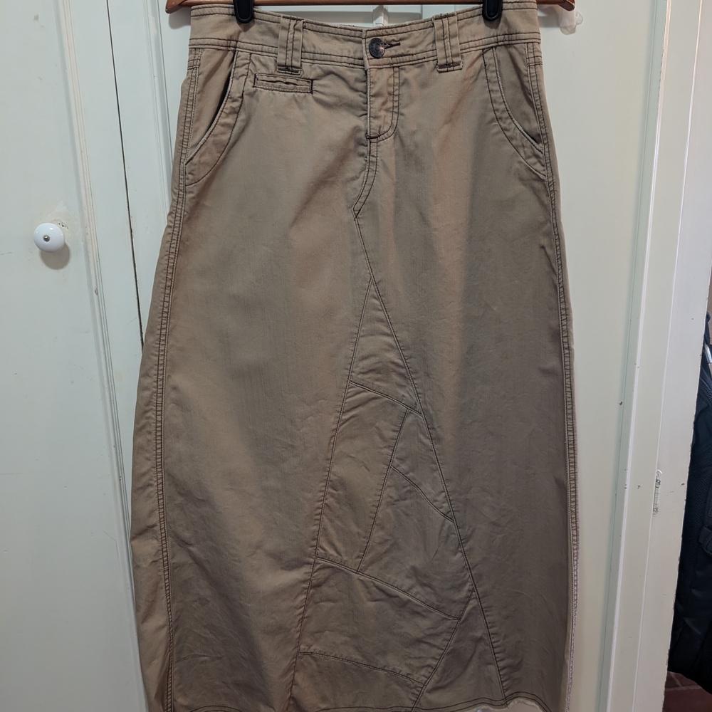 Khaki Maurices Skirt 1/2
